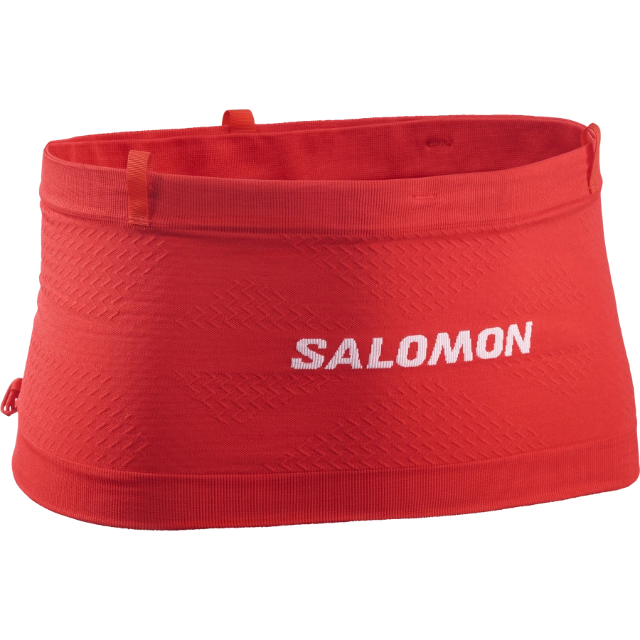Bežecká ľadvinka Salomon ADV SKIN SEAMLESS BELT FLAME SCARLET / WHITE