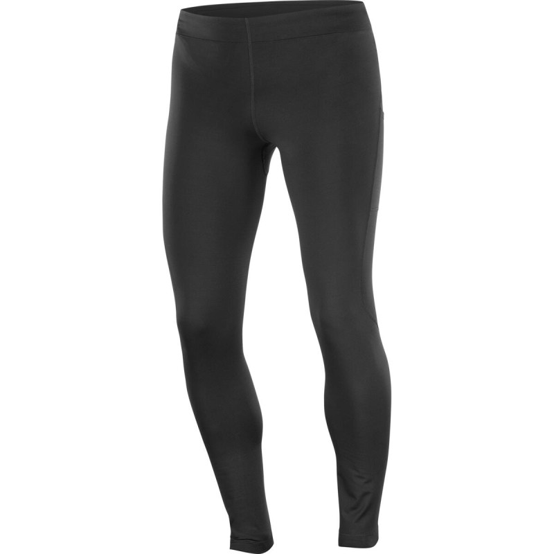 Pánske zateplené nohavice Salomon SHKout CORE WARM TIGHTS Deep Black