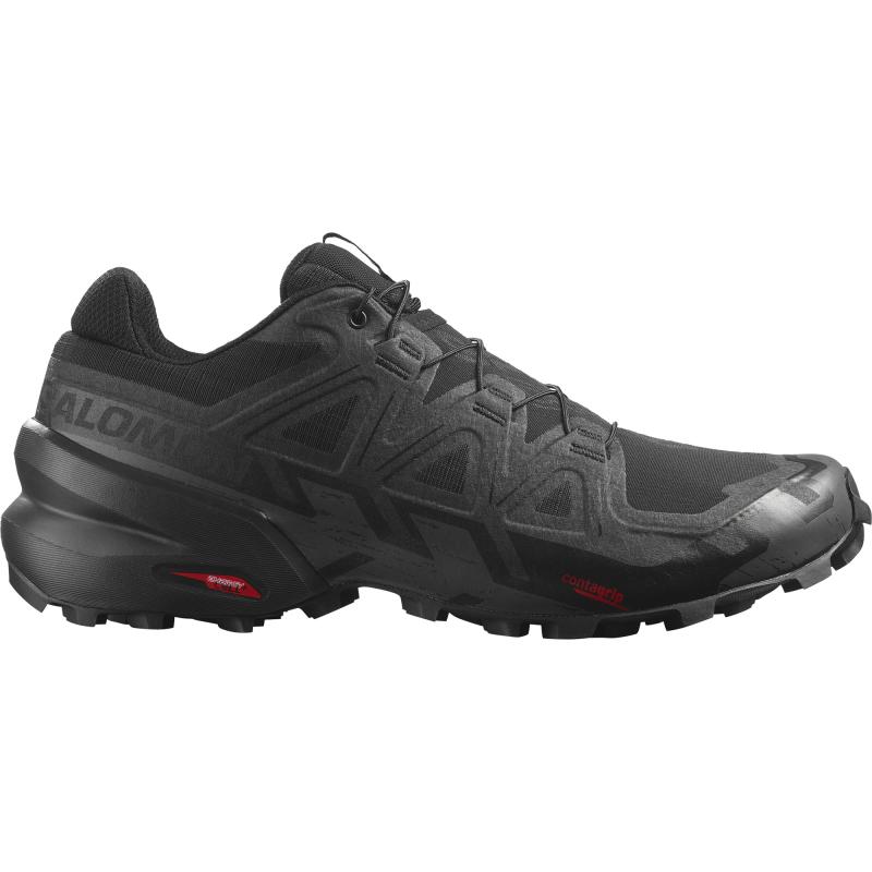 Pánska trailová obuv Salomon SPEEDCROSS 6 WIDE Black / Black / Phantom