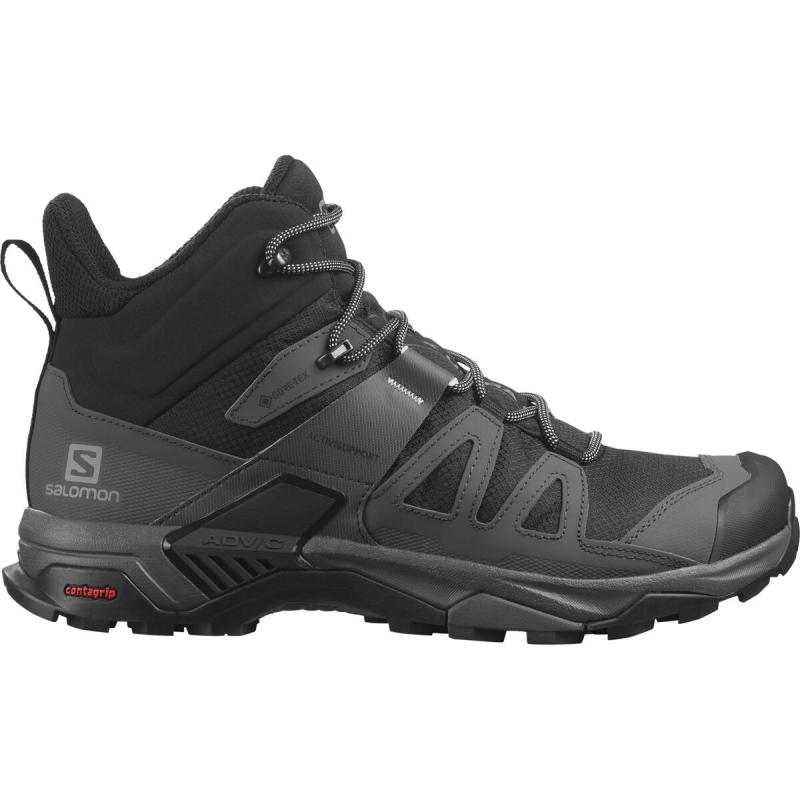 Pánska turistická obuv SALOMON X ULTRA 4 MID GTX Black / Magnet / Pearl