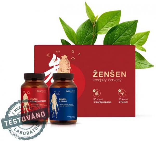 Ženšen + Reishi + Cordyceps I MycoMedica®