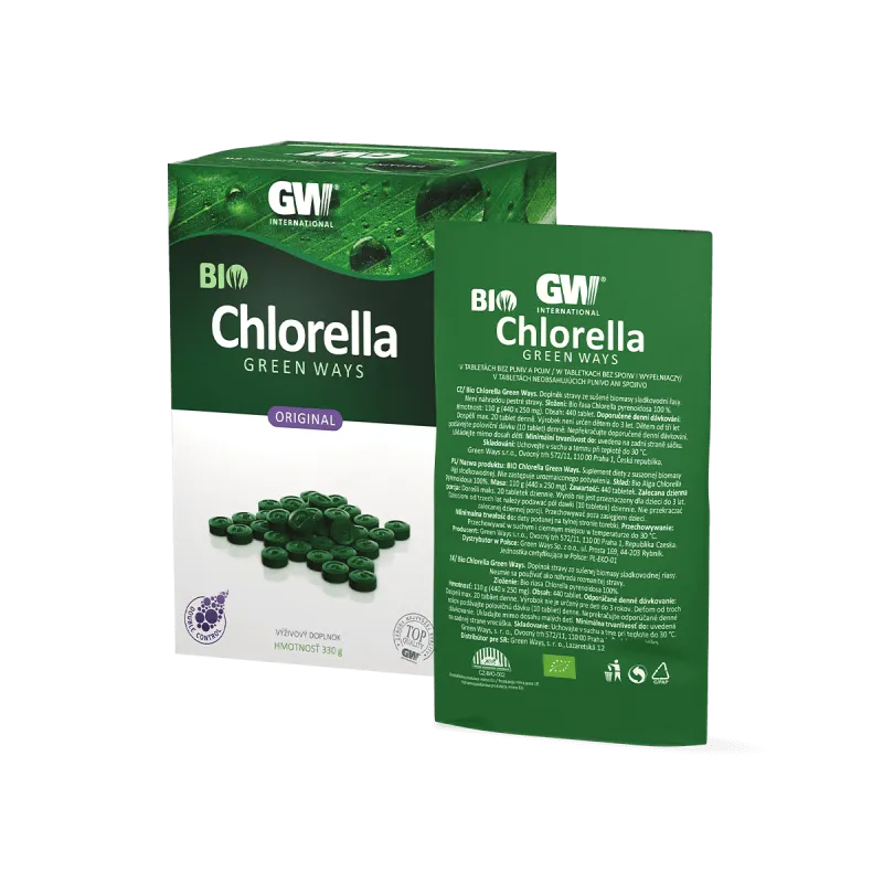 Green Ways BIO Chlorella v tabletách