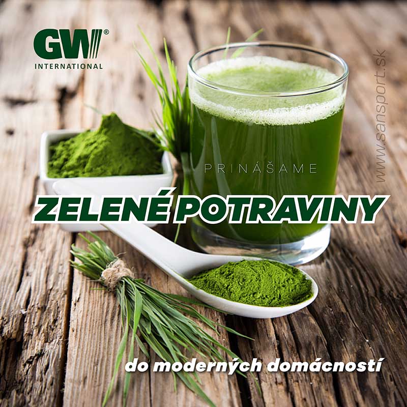 Sansport.sk odporúča zelené potraviny Green Ways - Chlorela a zelený jačmeň.