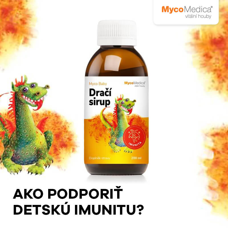 Sansport.sk odporúča na podporu imunity detí sirupy MycoMedica - Prírodné zloženie a vysoká účinnosť