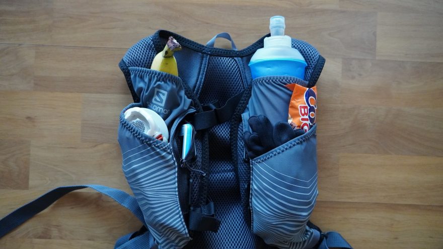 Bežecká vesta Salomon Agile 2 Set - Ako sa zbaliť na trailový beh