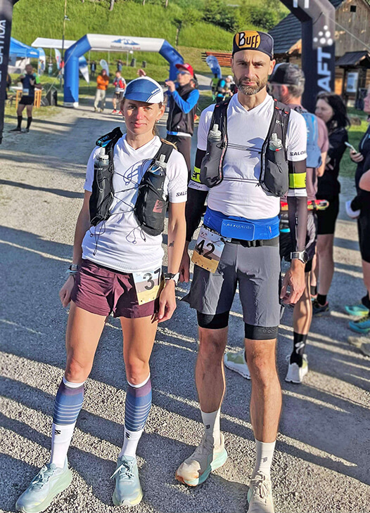 Salomon Glide Max Trail - Recenzia - Novinka 2023 Blog Nie iba ľahšie, ale aj krajšie. Kika Guttmannová - ambasádorka Salomon - Sansport Bratislava
