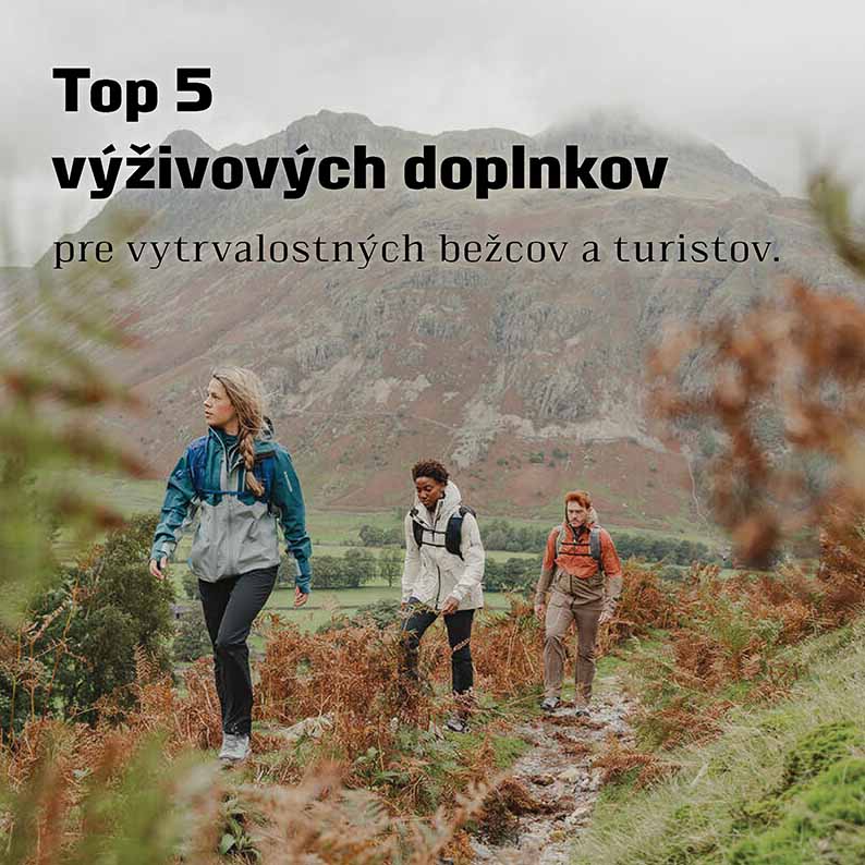 BLOG - Top 5 výživových doplnkov pre vytrvalostných bežcov a turistov, ktoré odporúča Sansport.sk