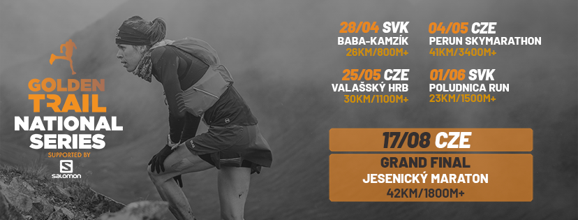 Salomon Golden Trail Series beh Baba Kamzik Valašský Hrb Perun Skymarathon Poludnica Run Grand Final Jesenický Maratón