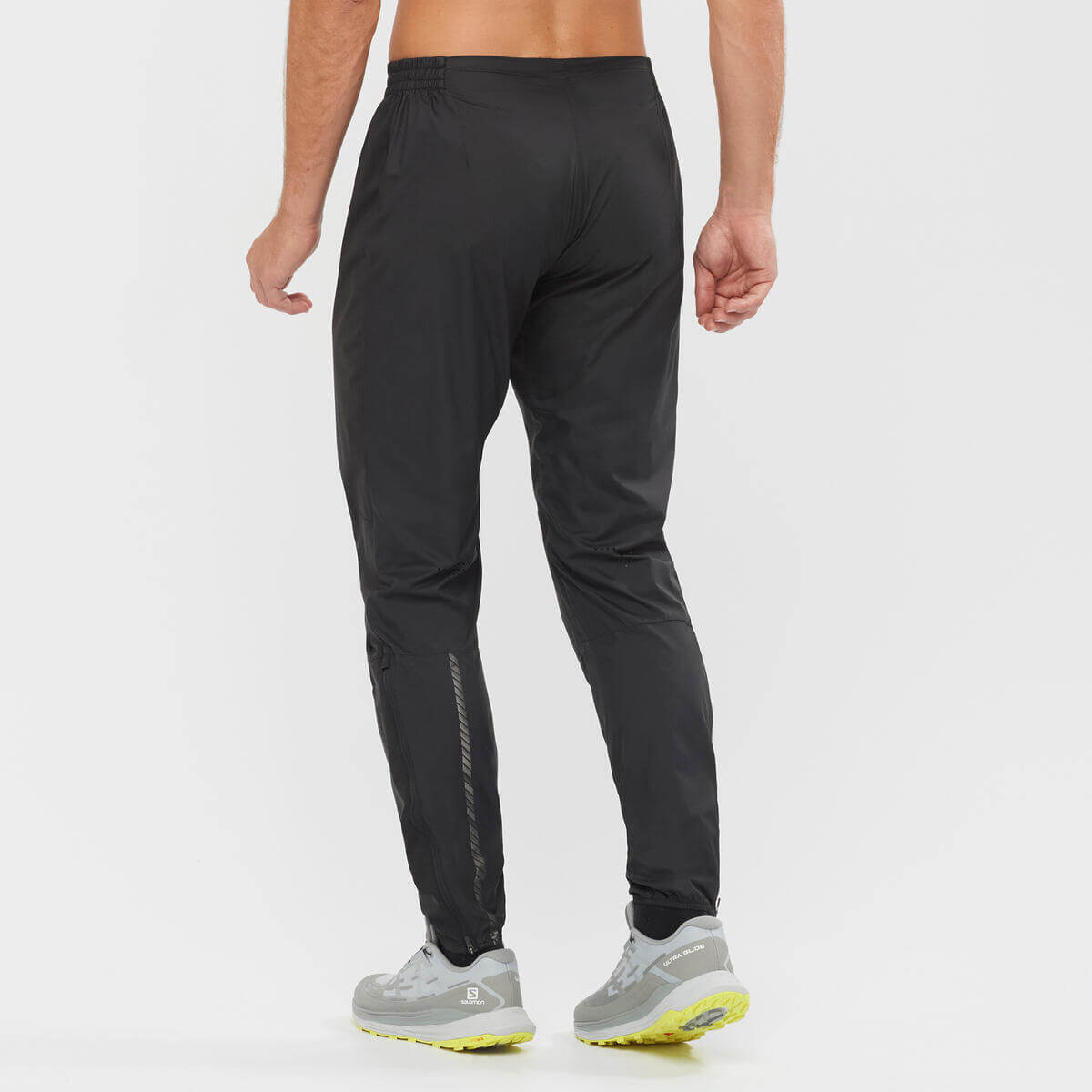 Bežecké nohavice Salomon SENSE HYBRID PANT M Black