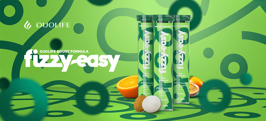 Šumivé tablety FIZZY EASY Q10 Duolife vyzivove doplnky Sansport Bratislava