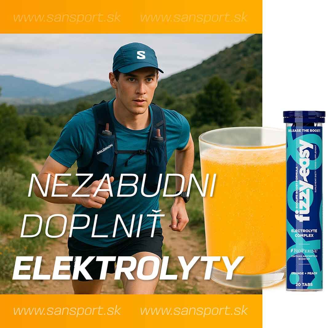 Nezabudni doplniť elektrolyty - Sansport.sk odporúča praktické šumivé tablety od Duolife - FIZZY EASY Electrolyte Complex