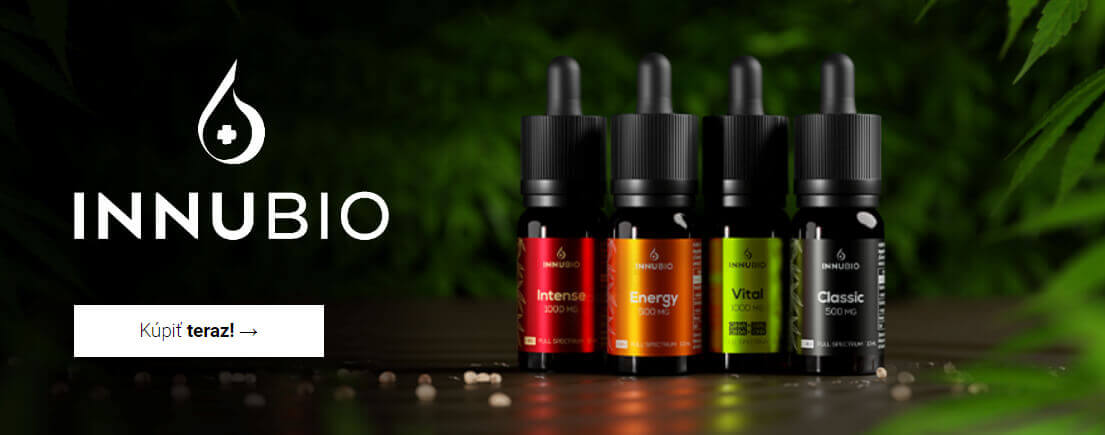 Najkvalitnejší prírodný CBD konopný olej INNUBIO od DuoLife - Sansport predajňa Bratislava