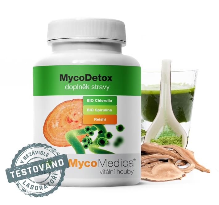 mycodetox detox organizmu prirodny vyzivovy doplnok od mycomedica