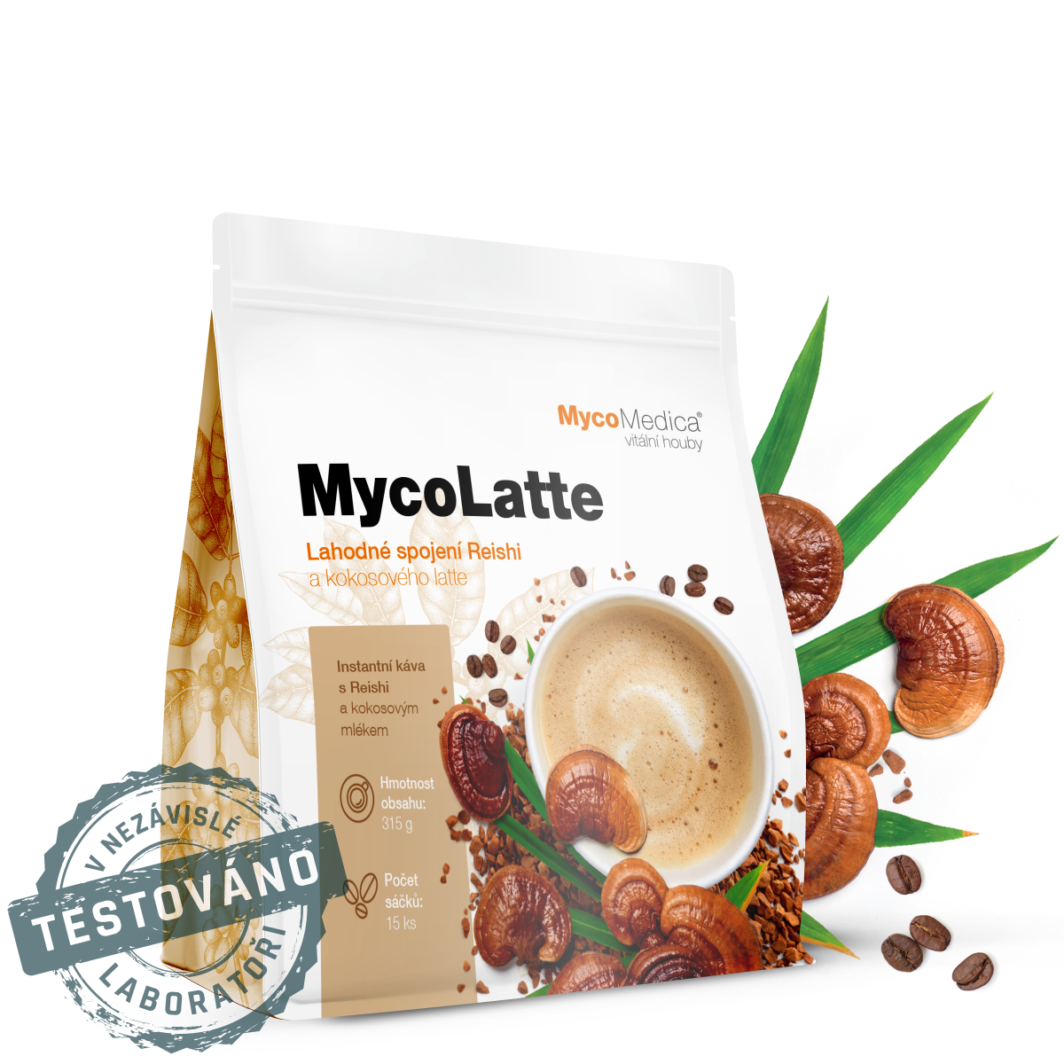 MycoLatte - Káva, ktorá dokáže viac. Instantná arabica s hubou reishi.