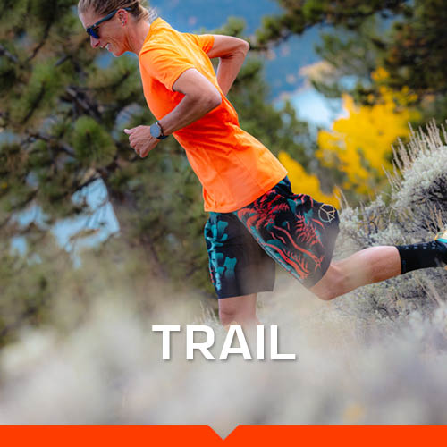 Zmiešaný terén pri trailrune.