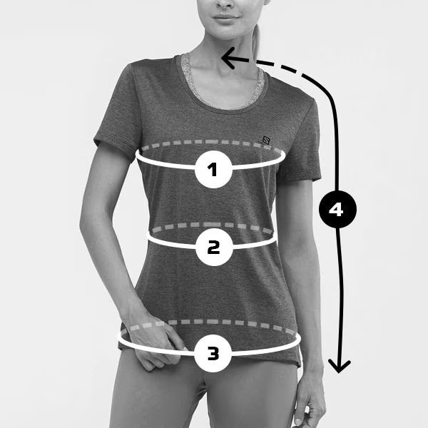 Ako zistím správnu veľkosť? Veľkostná tabuľka tričiek Salomon